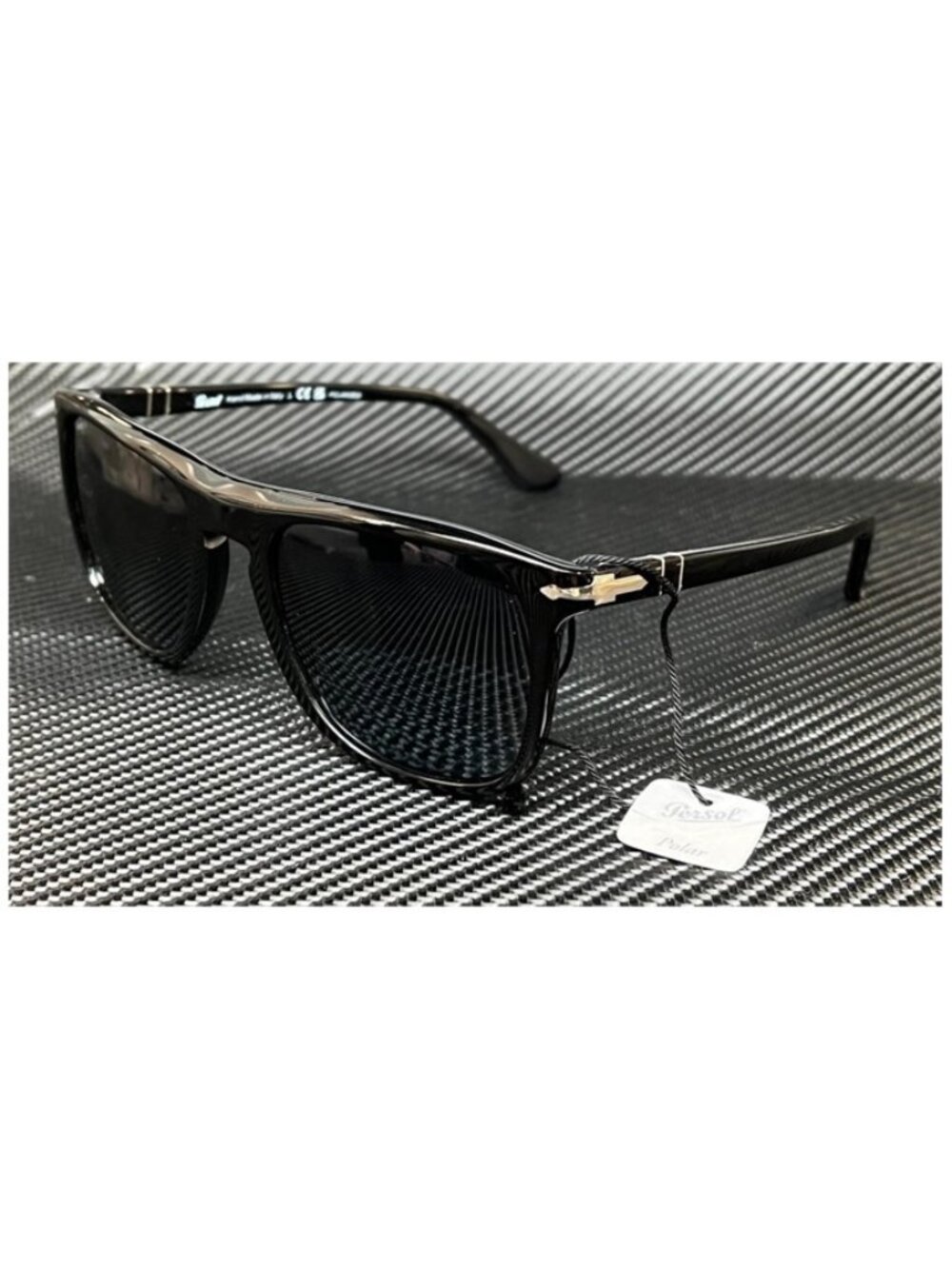New Persol Men Black Sunglasses 57-21-145